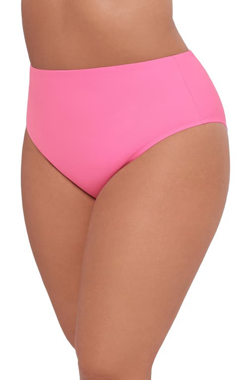 S3 High Waist Classic Swim Bottoms In Pink