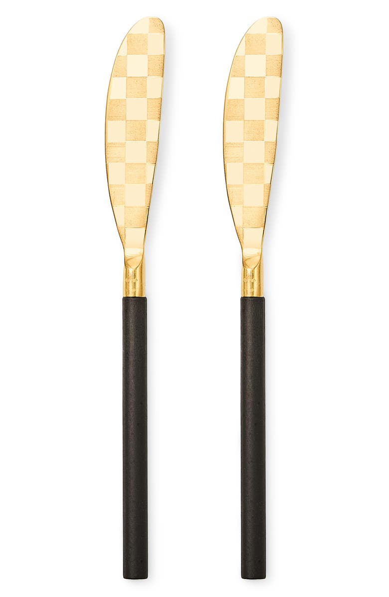 MACKENZIE CHILDS Black Spreader Set, Main, color, Black