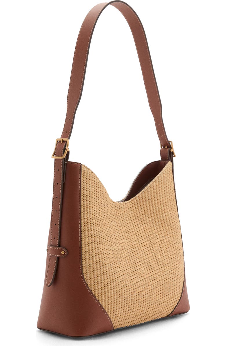 MANGO Canvas Shoulder Bag, Alternate, color,