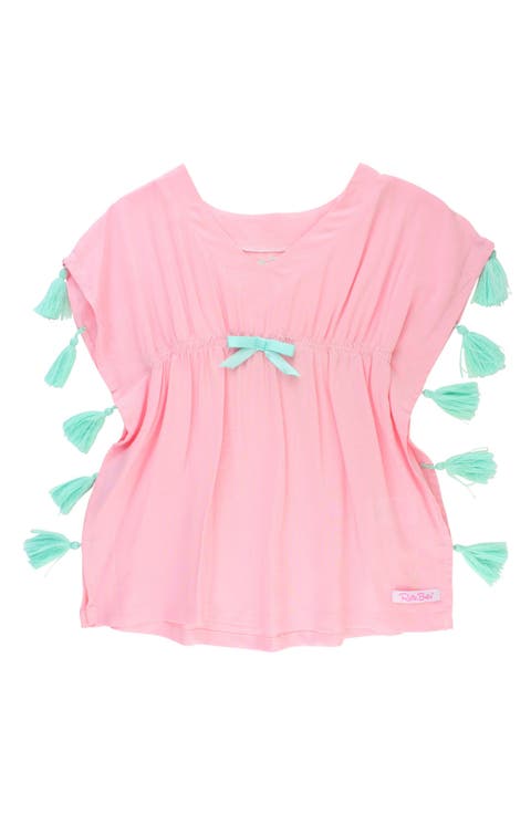 Kids' Tassel Trim Cover-Up Caftan (Toddler, Little Girl & Big Girl)