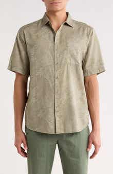 Tommy Bahama Luau Leaves Short Sleeve Button-Up Shirt