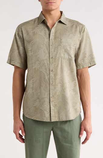 Tommy Bahama Luau Leaves Short Sleeve Button-Up Shirt