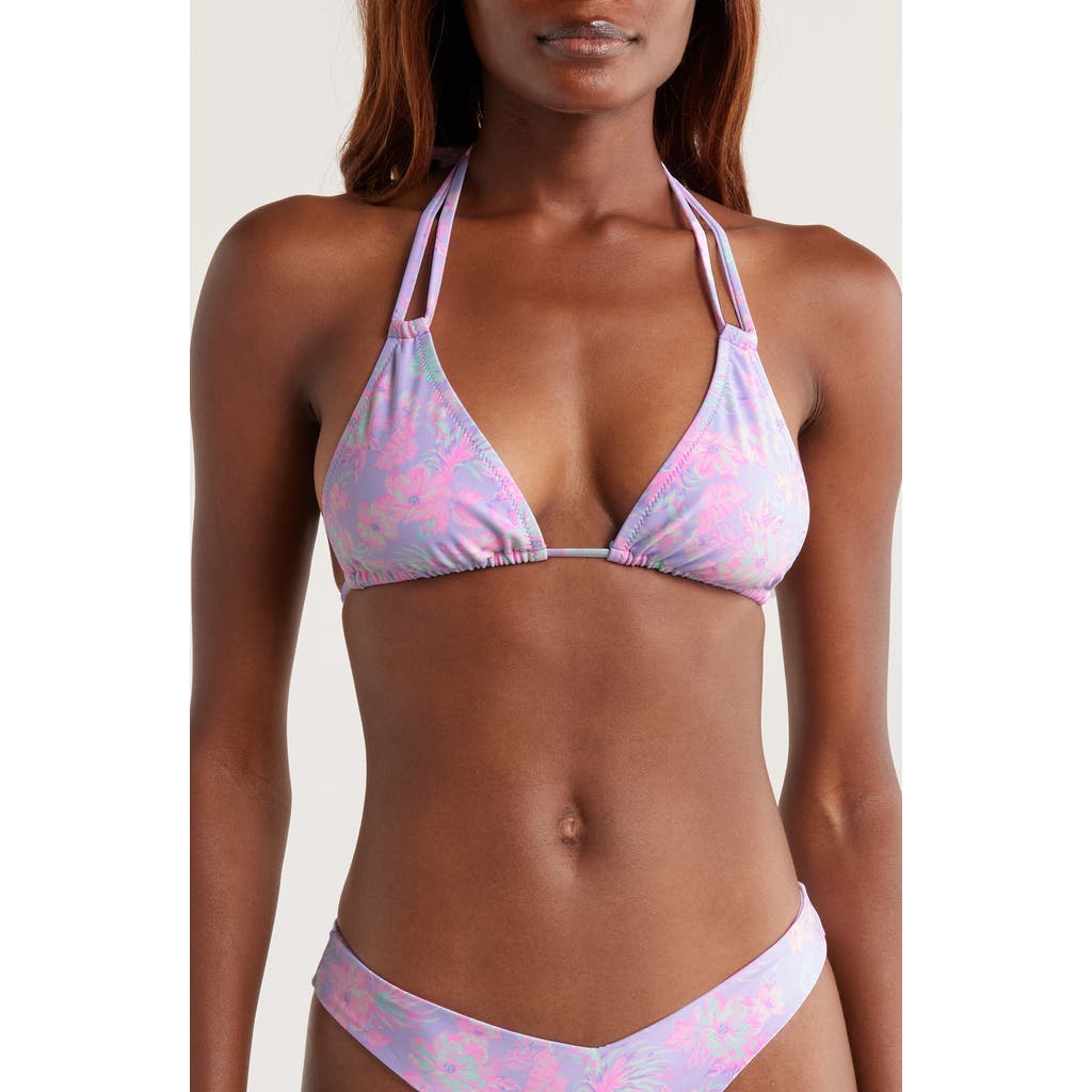 Kulani Kinis Halter Bikini Top In Pink