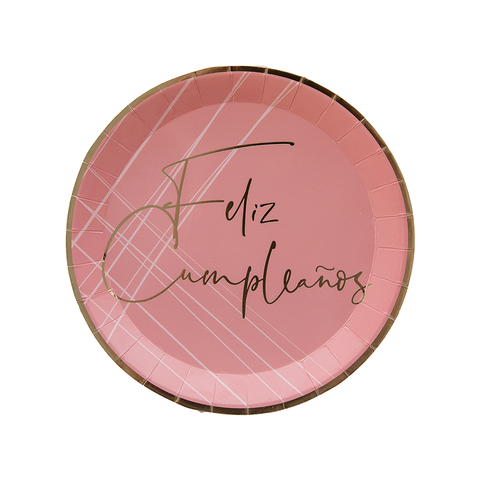 Feliz Cumpleaño Dessert Plates