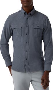 Mizzen+Main Upstate Twill Flannel Button Down Shirt