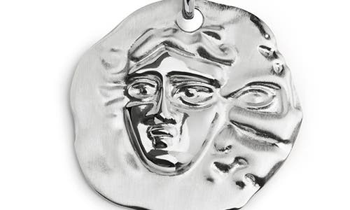 Monica Vinader Sterling Silver Gemini Zodiac Chain Necklace In Metallic