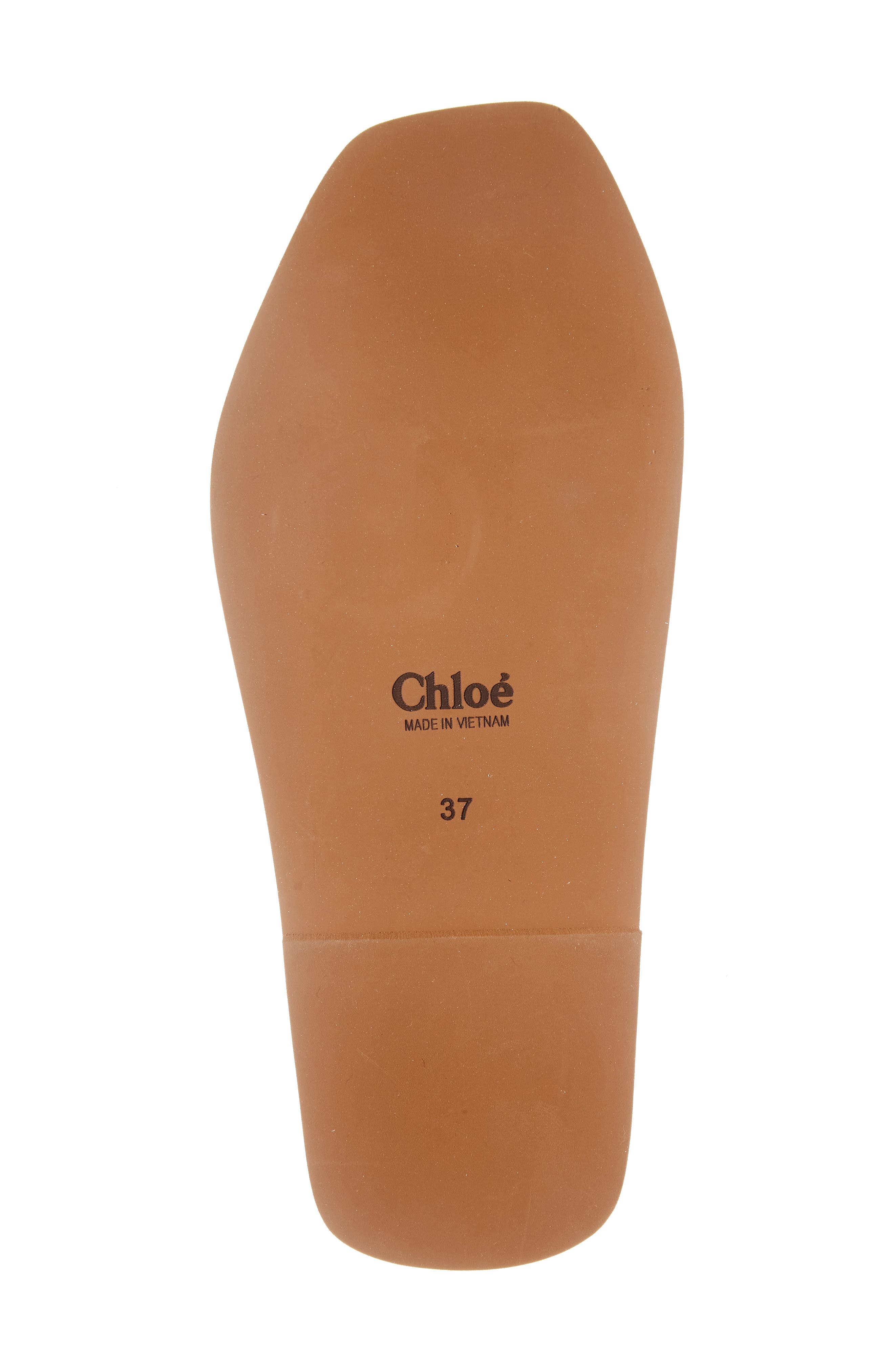 Chloé Woody Logo Slide Sandal, Alternate, color, Black