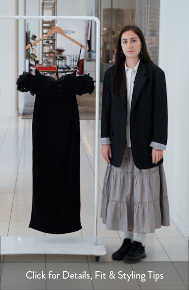 Florence Off the Shoulder Sheath Gown, sales video thumbnail