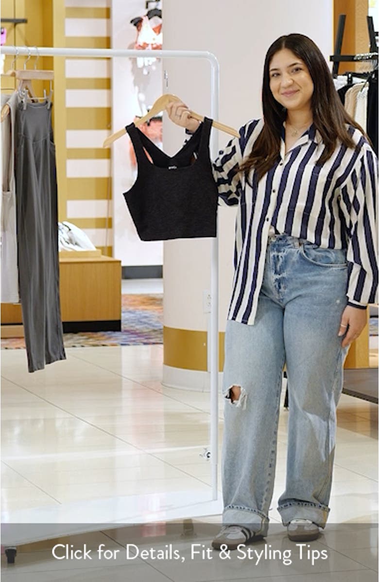 Renew Mélange Support Crop Tank, sales video thumbnail