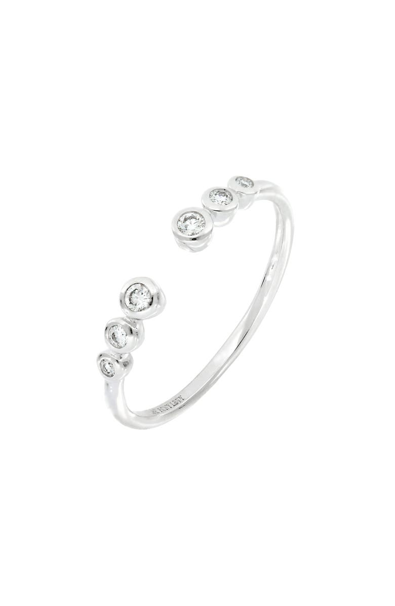 Bony Levy 18K Gold Bezel Set Diamond Band Ring, Main, color,