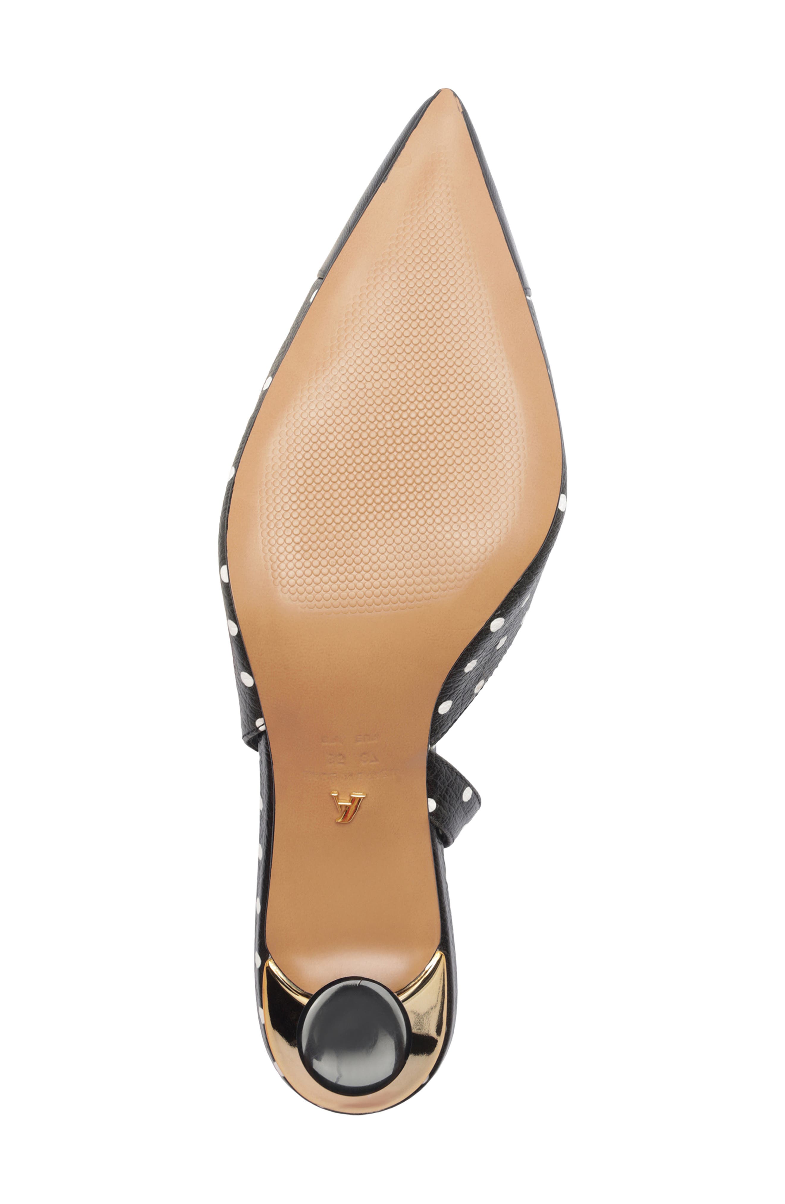 Arezzo Meryl Pointed Toe Slingback Pump, Alternate, color, Black
