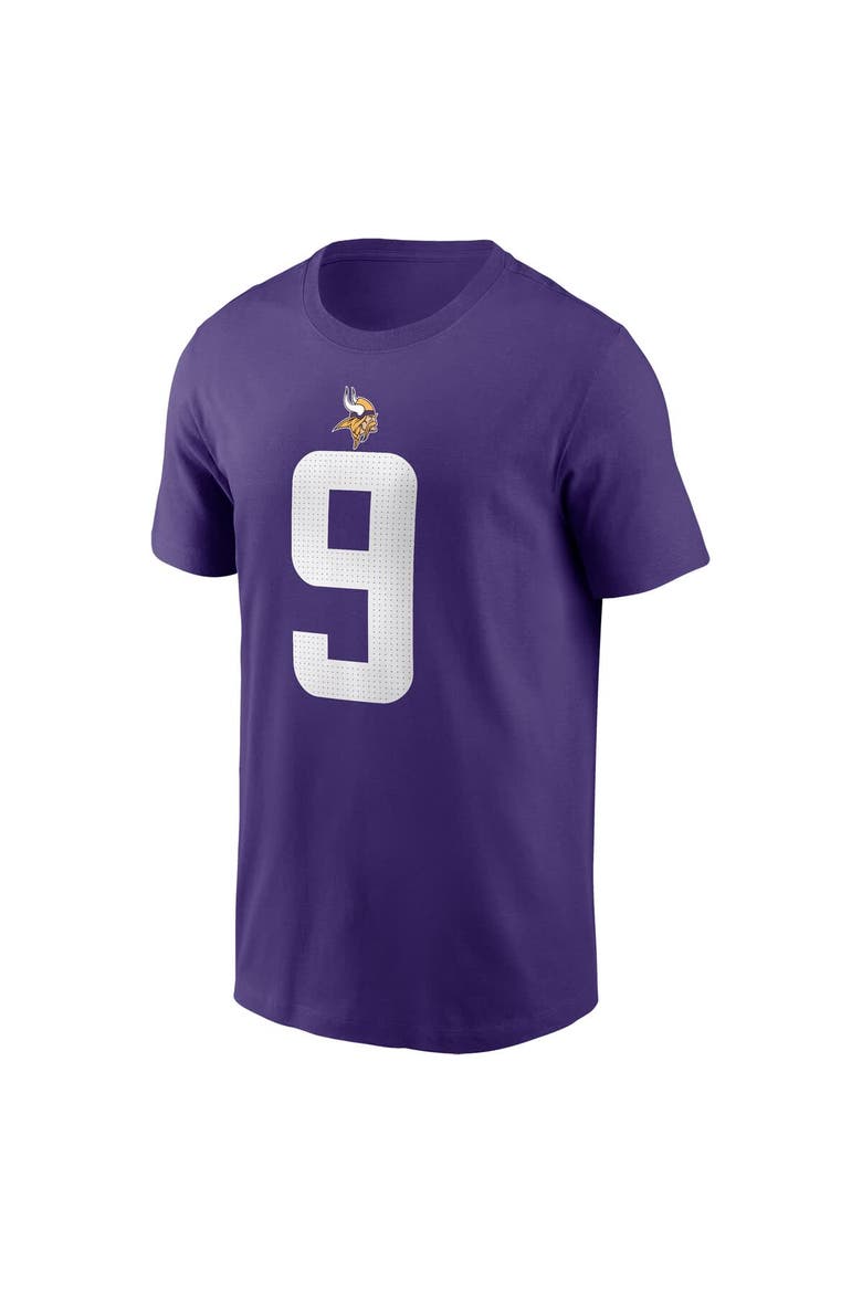 Men's Nike J.J. McCarthy Purple Minnesota Vikings  Name & Number T-Shirt, Alternate, color, Purple