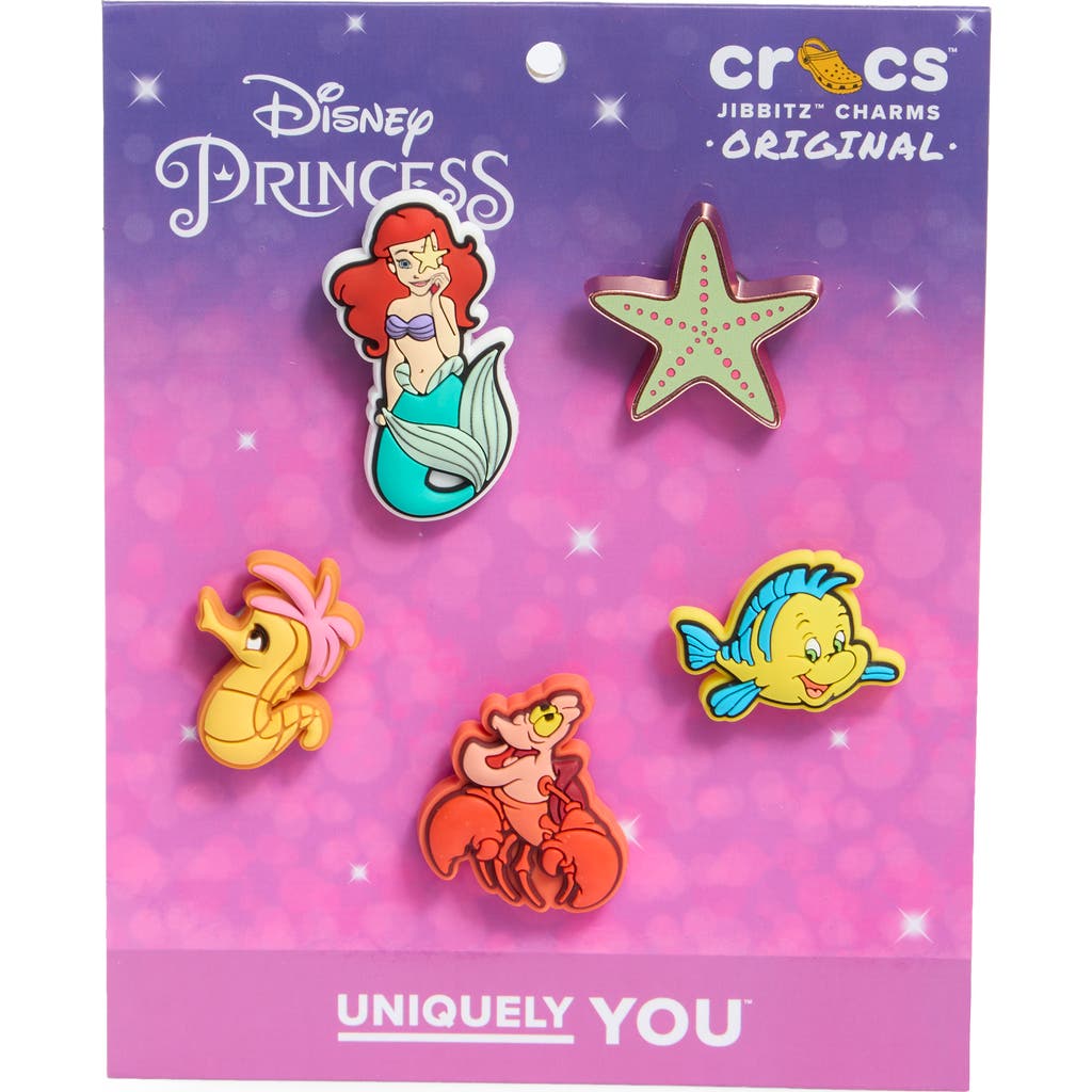 CROCS Disney® The Little Mermaid 5-Pack Jibbitz Shoe Charms in White