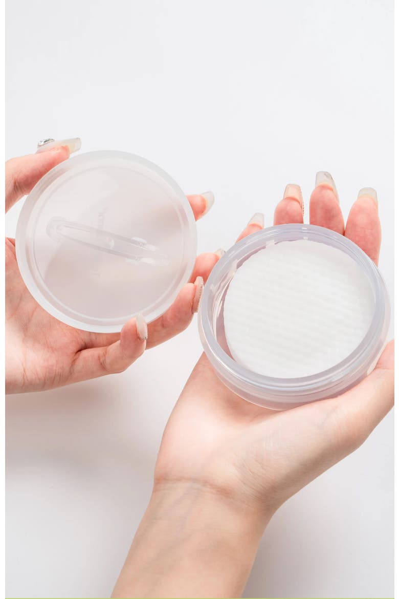 Small Travel Containers for Skincare, Alternate, color, Clear, White