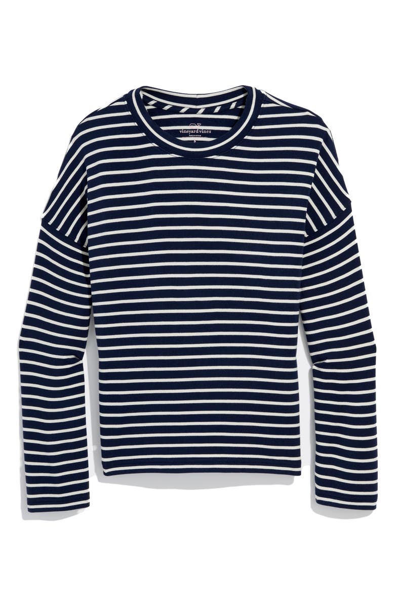 vineyard vines Stripe Dreamcloth Top, Alternate, color, Stripe Nautical Navy