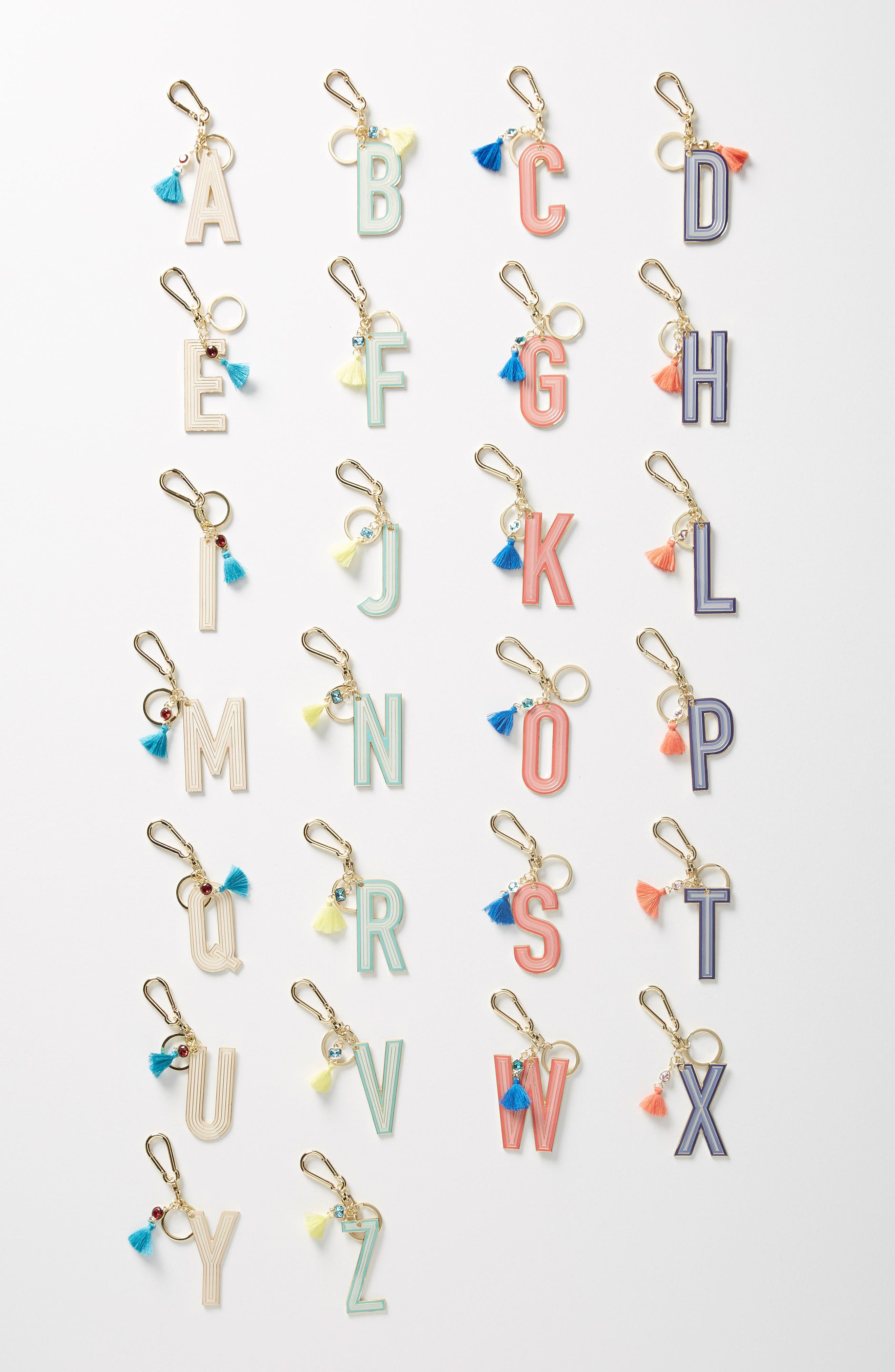 Juniper Monogram Key Chain, Main, color, I