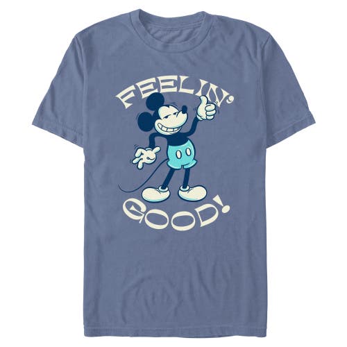 Mickey & Friends Retro Feelin' Good Graphic T-shirt In Blue