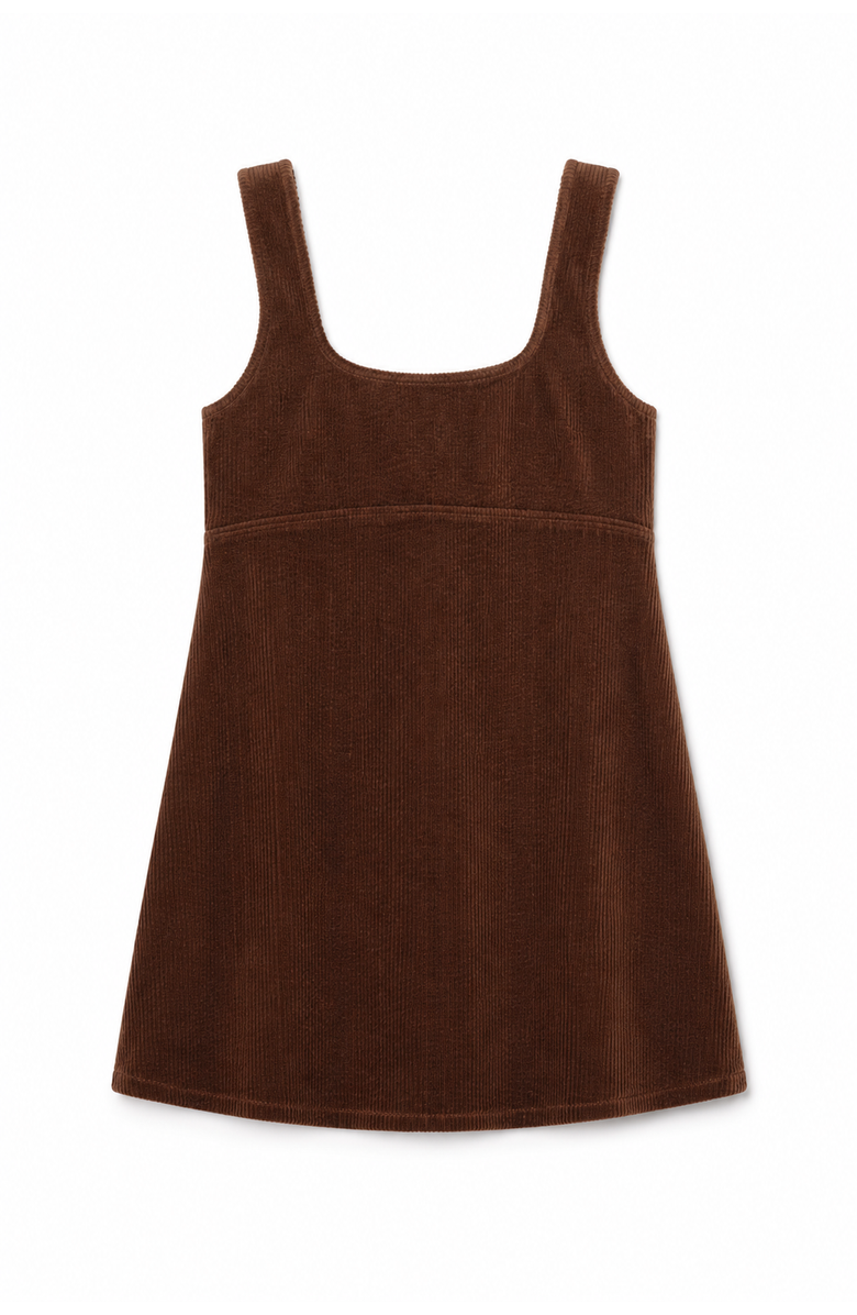 SIMONMILLER Sahara Corduroy Mini Dress - Choco Brown, Alternate, color, Choco Brown