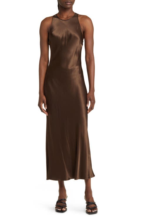 Solene Satin Tank Dress