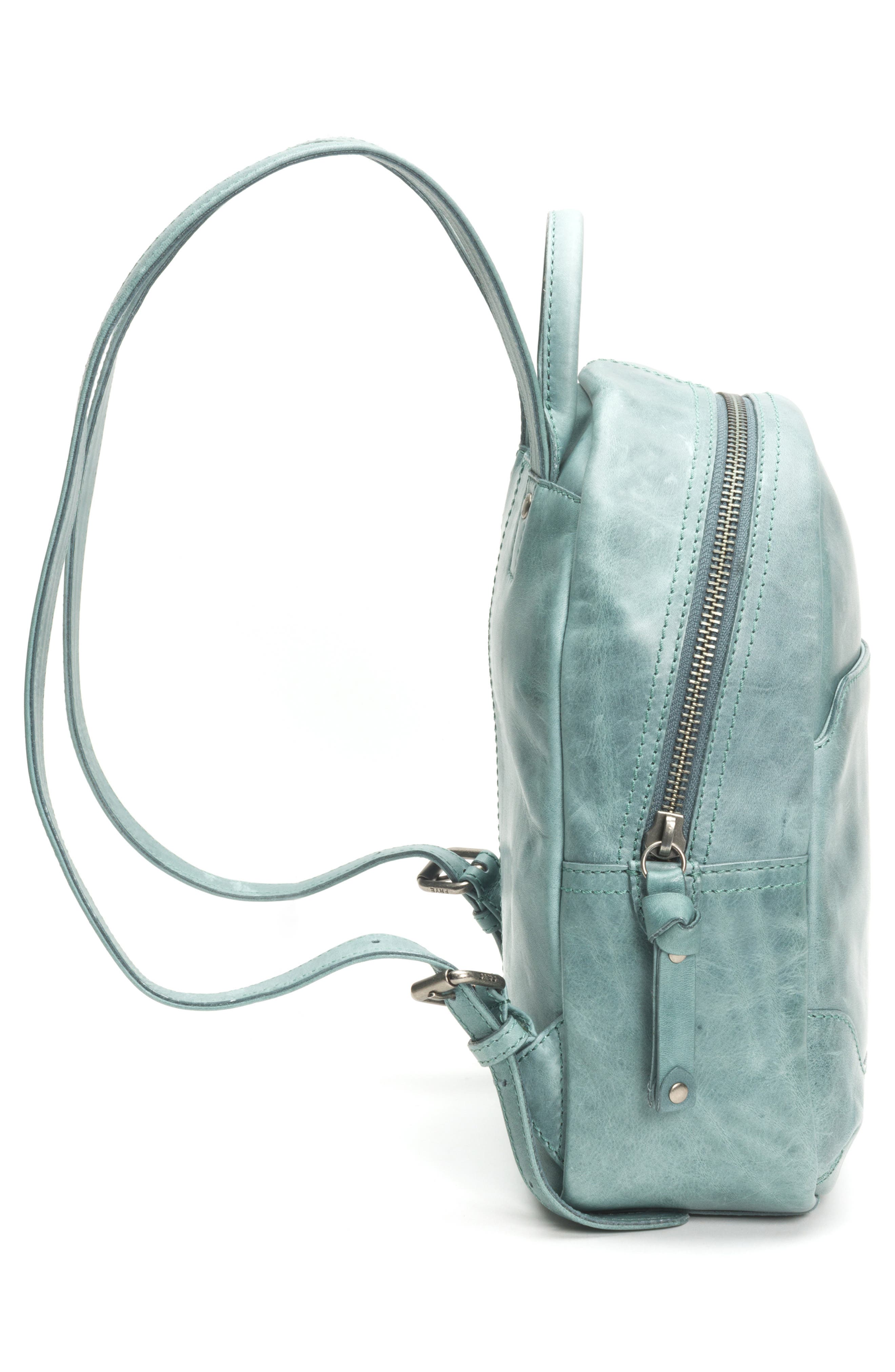 Medium Melissa Calfskin Leather Backpack, Alternate, color, SKY