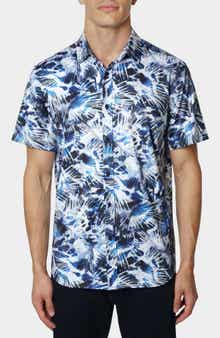 Robert Graham Tie Dye Abstract Print Button-Up Shirt