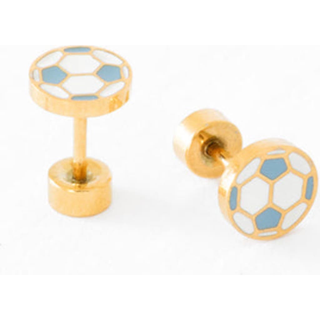 Pip Pop Soccer Ball Stud Earrings
