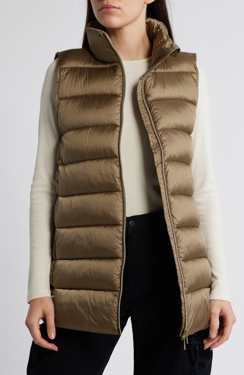 Save The Duck Coral Insulated Water Repellent Quilted Vest, Alternate, color, 