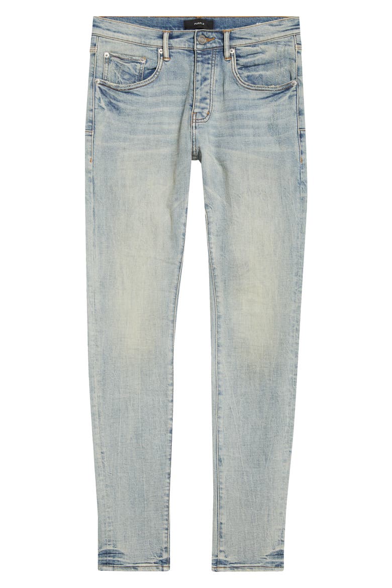 P001 Fade Down Skinny Jeans, Alternate, color, LIGHT INDIGO