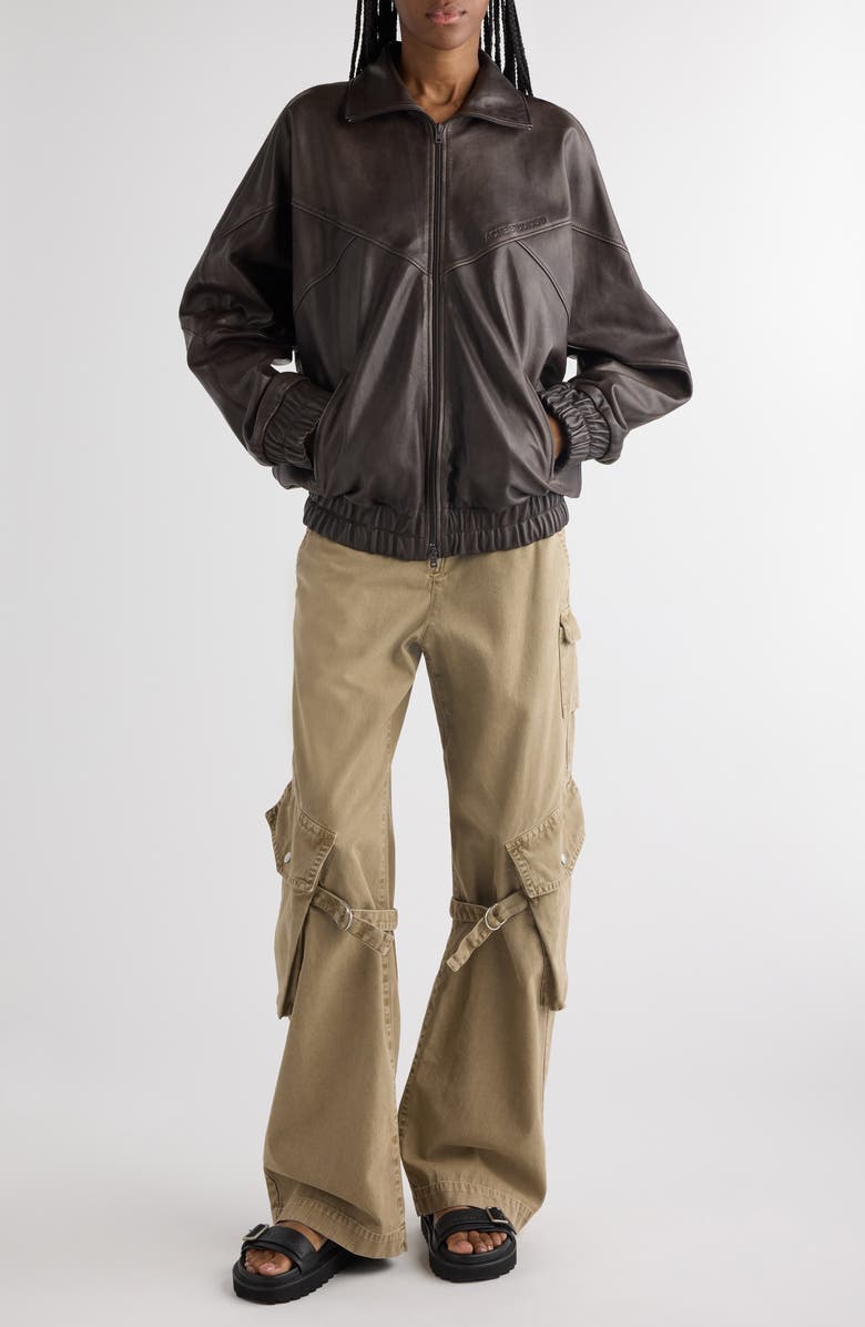Potinal Cotton Canvas Cargo Trousers