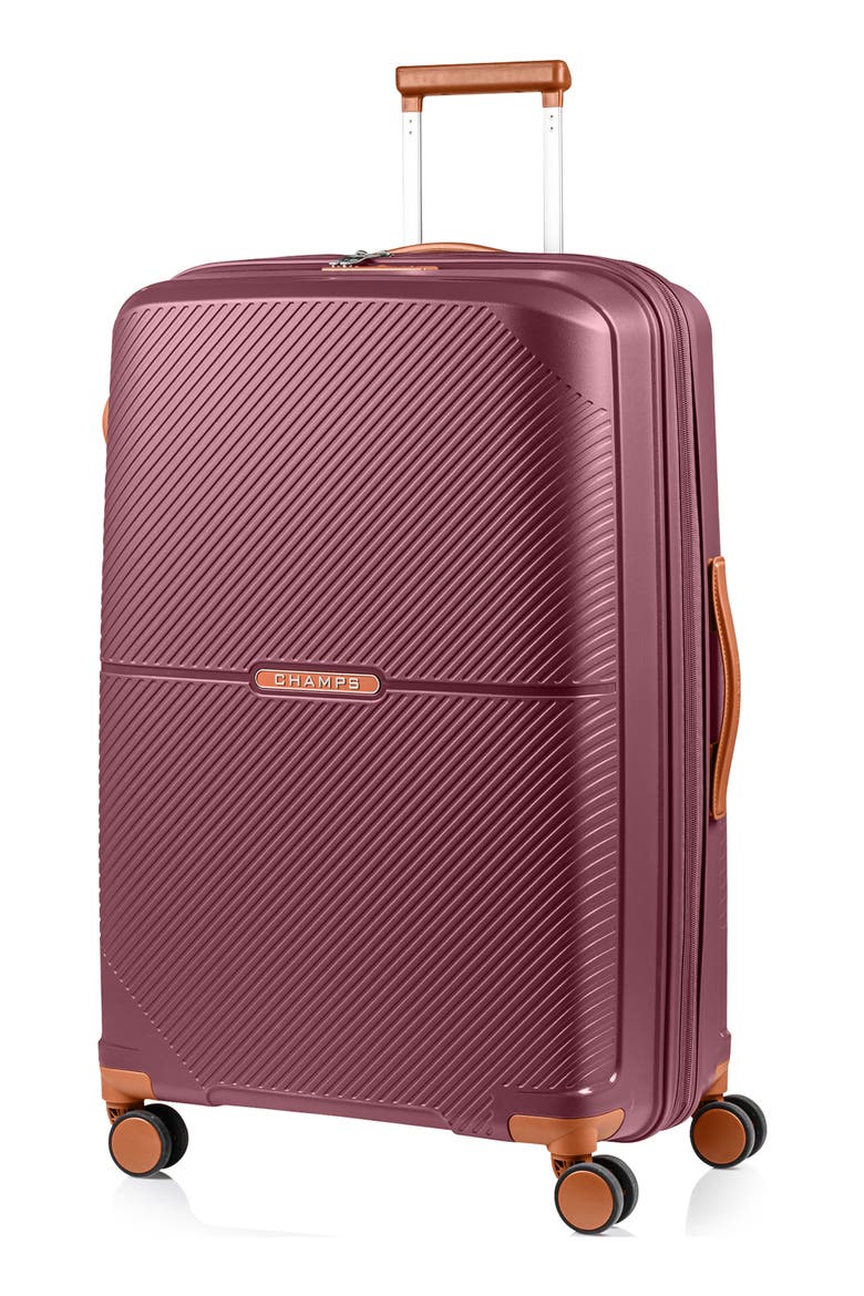 Vintage Aura Large 28-Inch Hardside Spinner Suitcase, Main, color, BURGUNDY