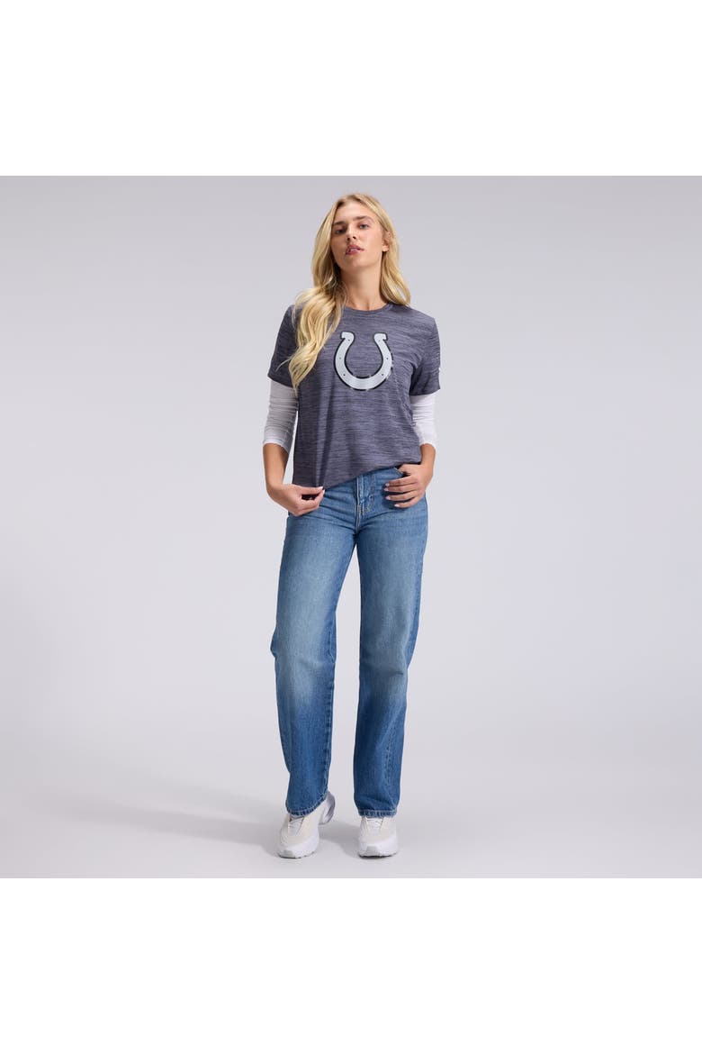 Women's Nike  Anthracite Indianapolis Colts 2026 Rivalries Collection Sideline Velocity Dri-FIT T-Shirt, Alternate, color, Anthracite