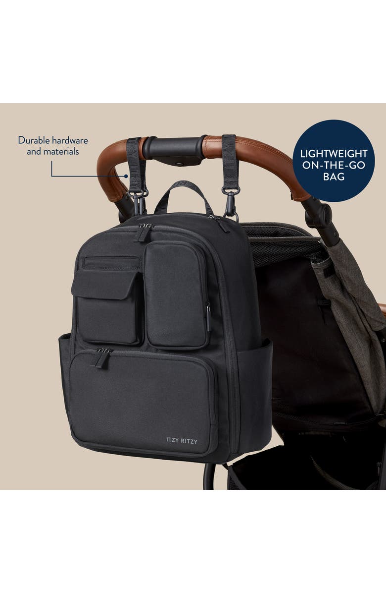 Itzy Ritzy Belong Utility Backpack, Alternate, color, Black