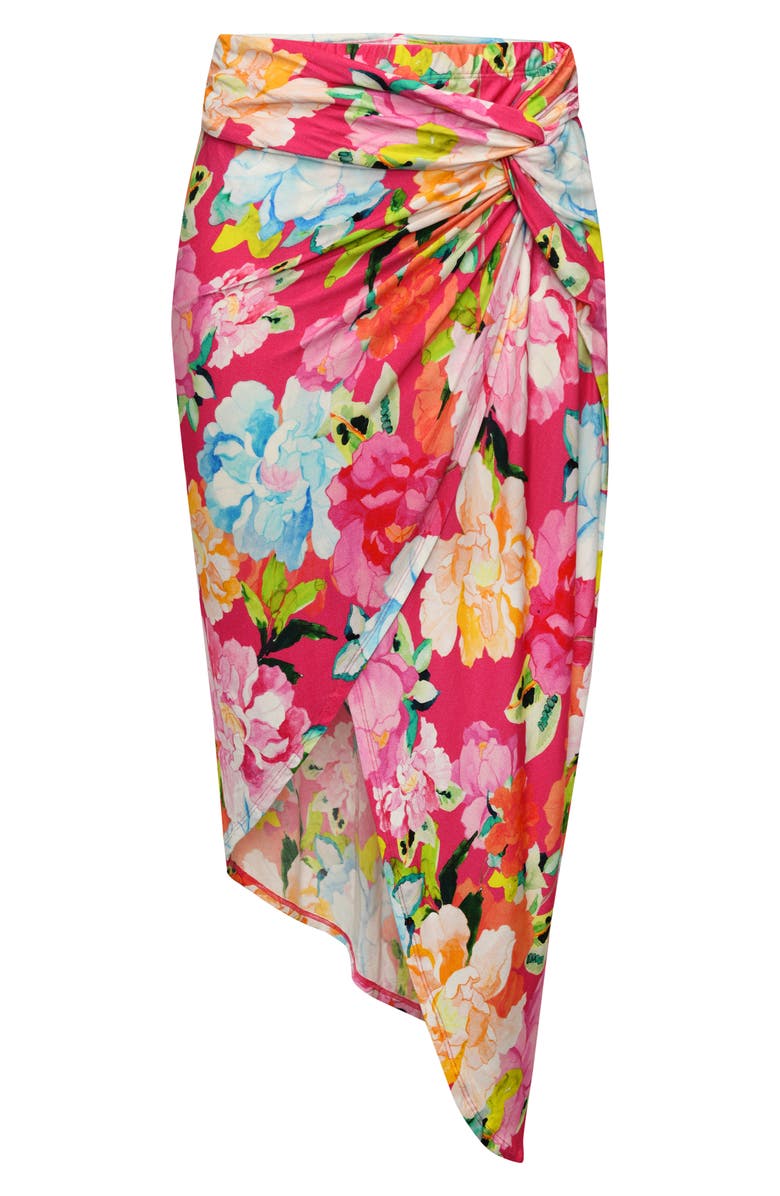 Sunshine 79 Floral Convertible Faux Wrap, Alternate, color, Pink