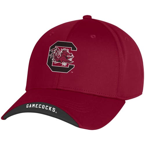 Under Armour Garnet South Carolina Gamecocks Sideline Blitzing Accent Iso-chill Flex Hat In Burgundy