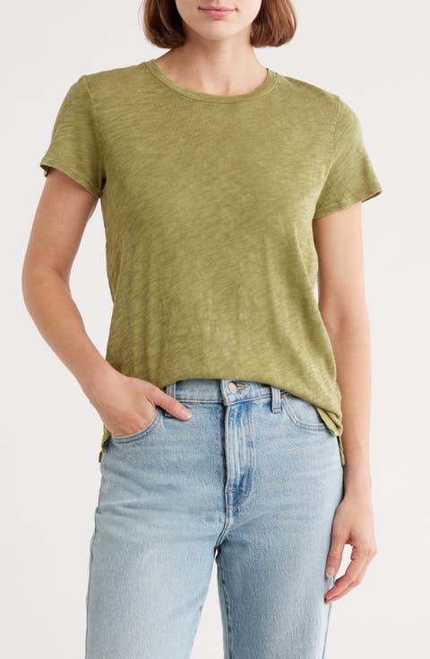 Slub Cotton Jersey T-Shirt