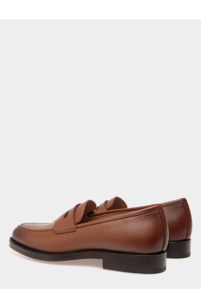 Bally Schoenen Loafer in Embossed Leather, Alternate, color, Brown