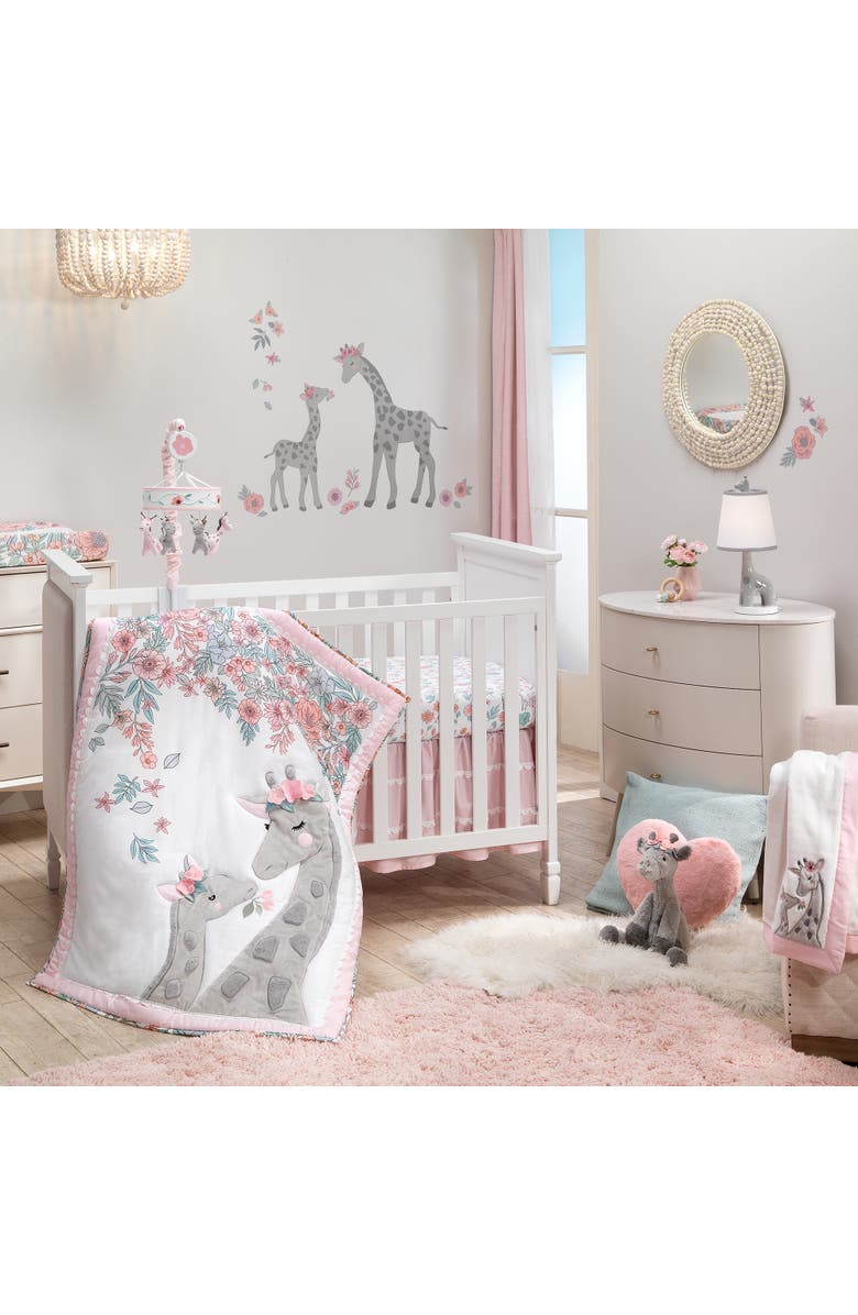 Lambs & Ivy Giraffe and a Half Plush Stuffed Animal Toy - Skylar, Alternate, color, Gray