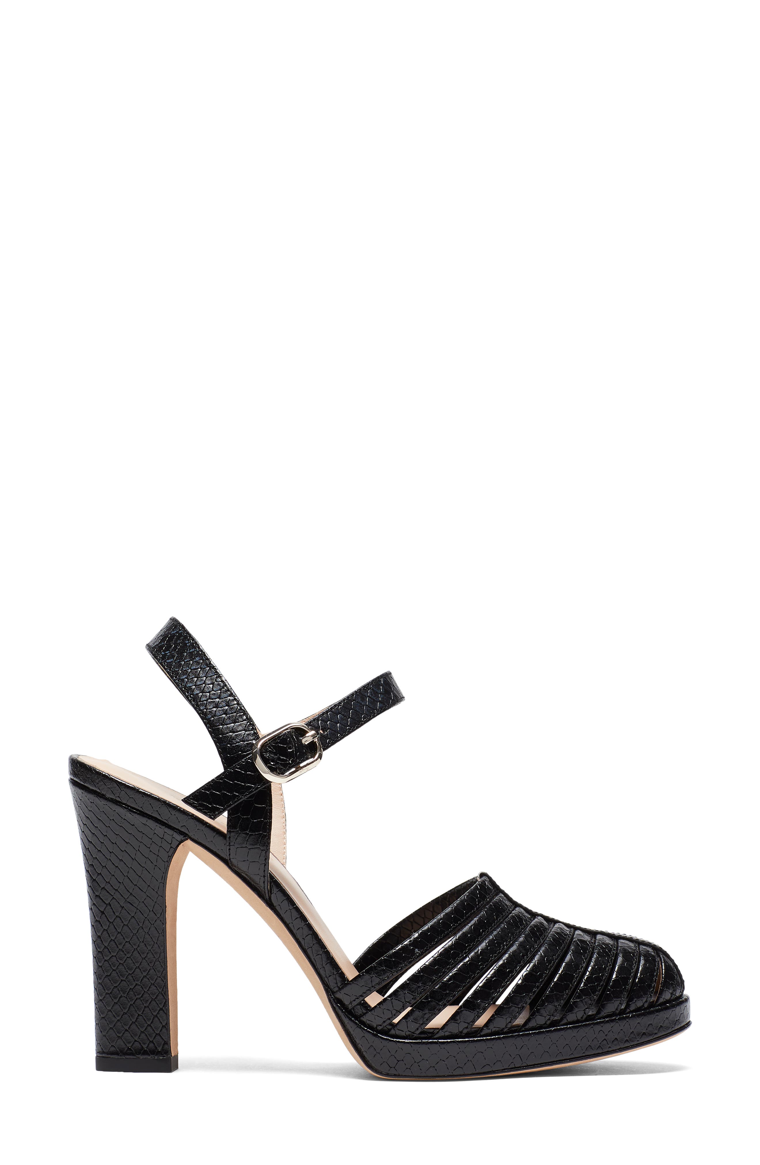 Kate Spade New York campania snakeskin embossed sandal, Alternate, color, 