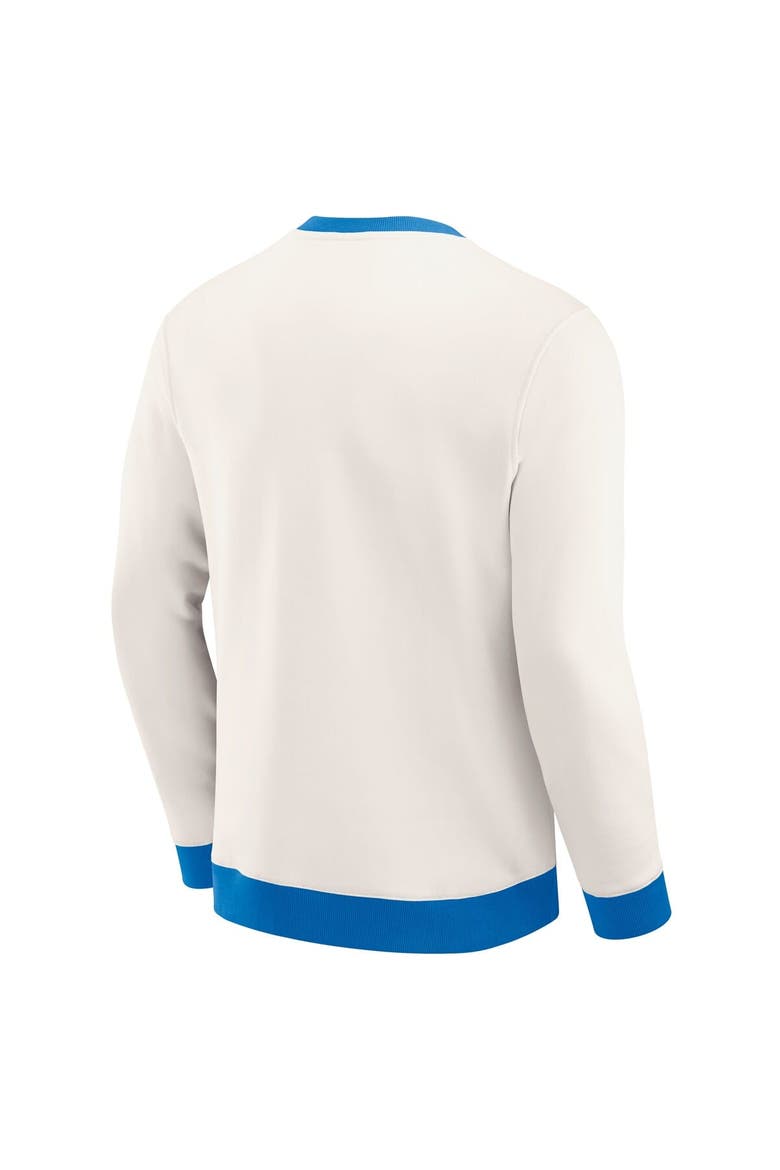 Men's Darius Rucker Collection by Fanatics  Cream Detroit Lions Colorblock Pullover Sweatshirt, Alternate, color, Cream