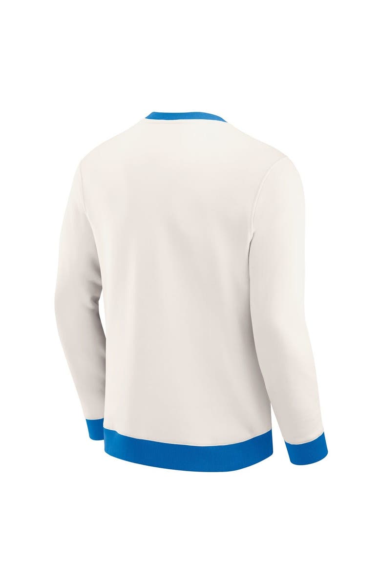 Darius Rucker Collection by Fanatics Men's Darius Rucker Collection by Fanatics Cream Detroit Lions Colorblock Pullover Sweatshirt, Alternate, color, Cream