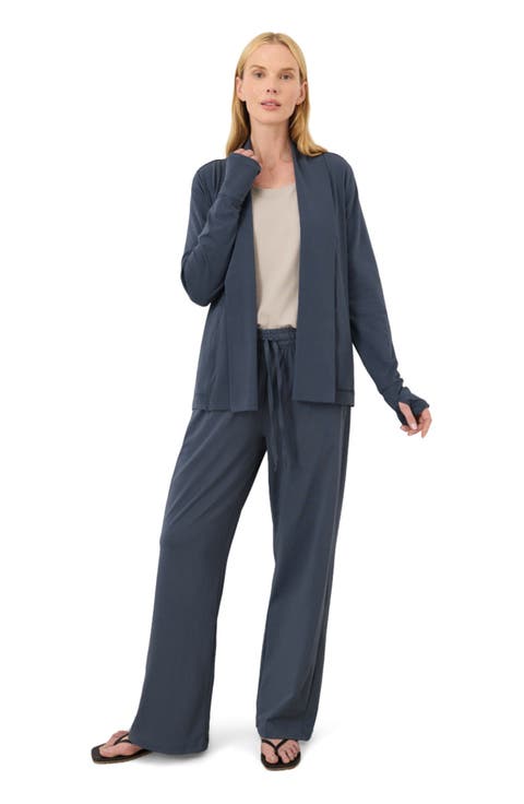 Luxe Essential Swing Cardigan Made With Organic Cotton