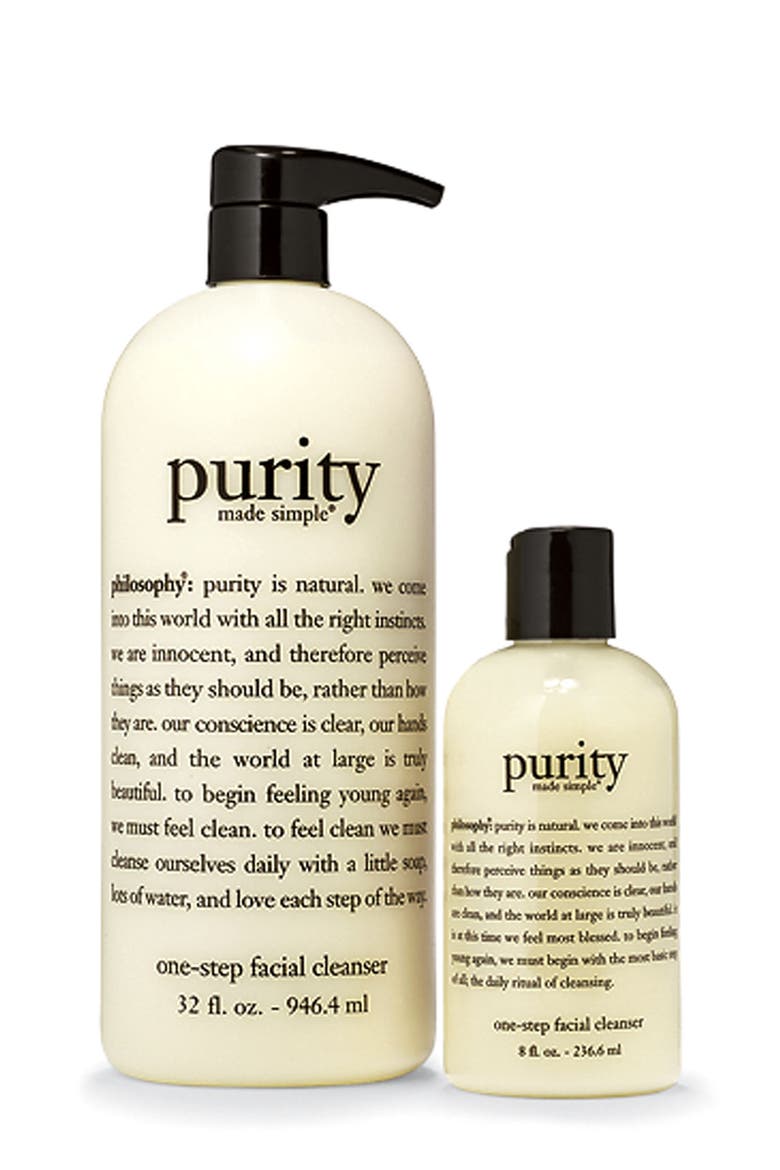 jumbo 'purity made simple one step' facial cleanser duo (Nordstrom Exclusive), Alternate, color, NO COLOR