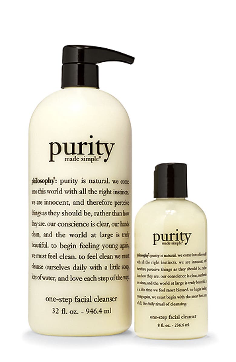 philosophy jumbo 'purity made simple one step' facial cleanser duo, Alternate, color, 