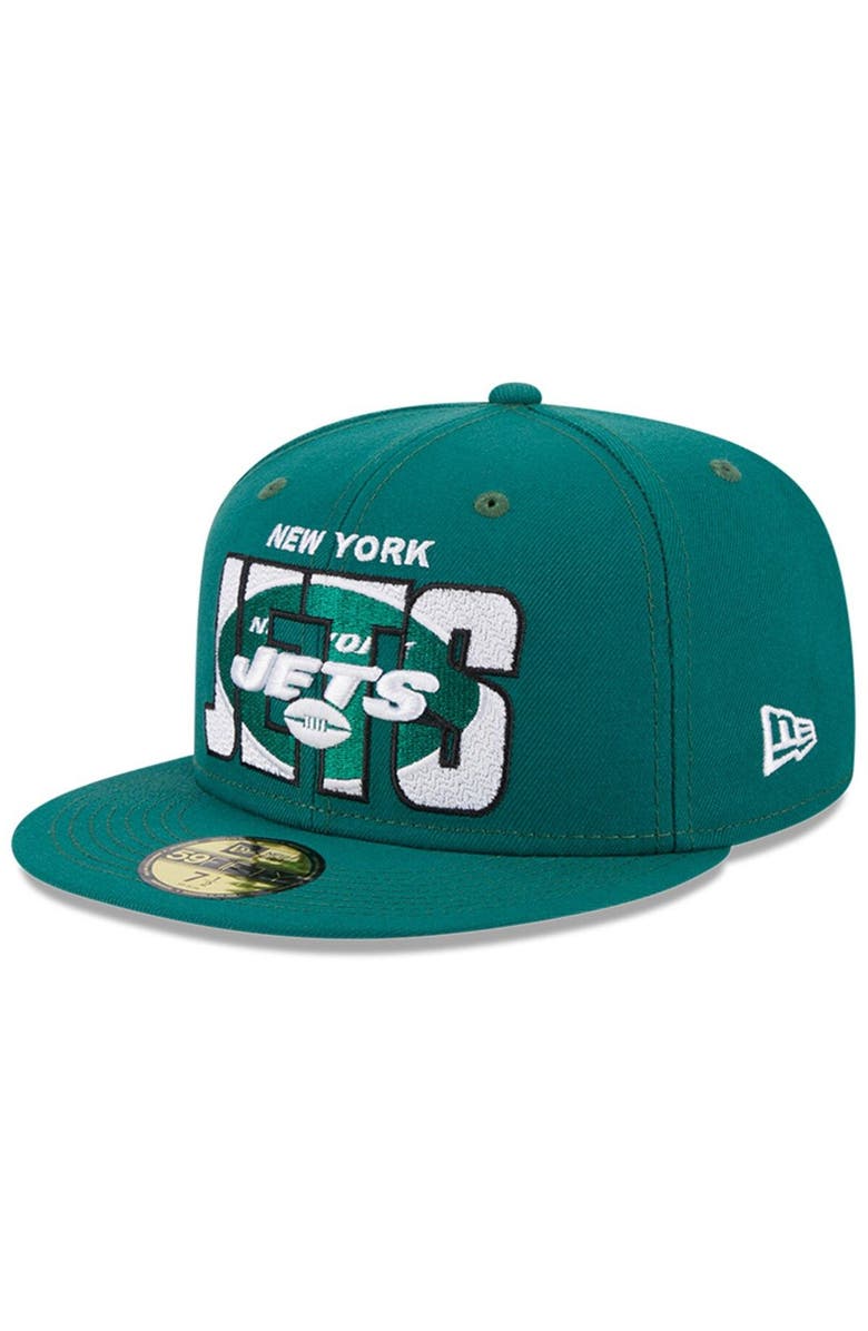 New Era Men's New Era Gotham Green New York Jets 2023 NFL Draft 59FIFTY Fitted Hat, Alternate, color,