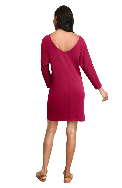 M.m.lafleur Ivana Toss-on Dress In Purple