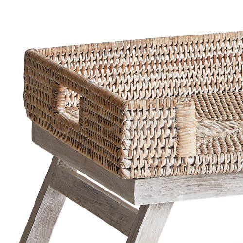 Napa Home & Garden Burma Rattan Lap Tray Table In Brown
