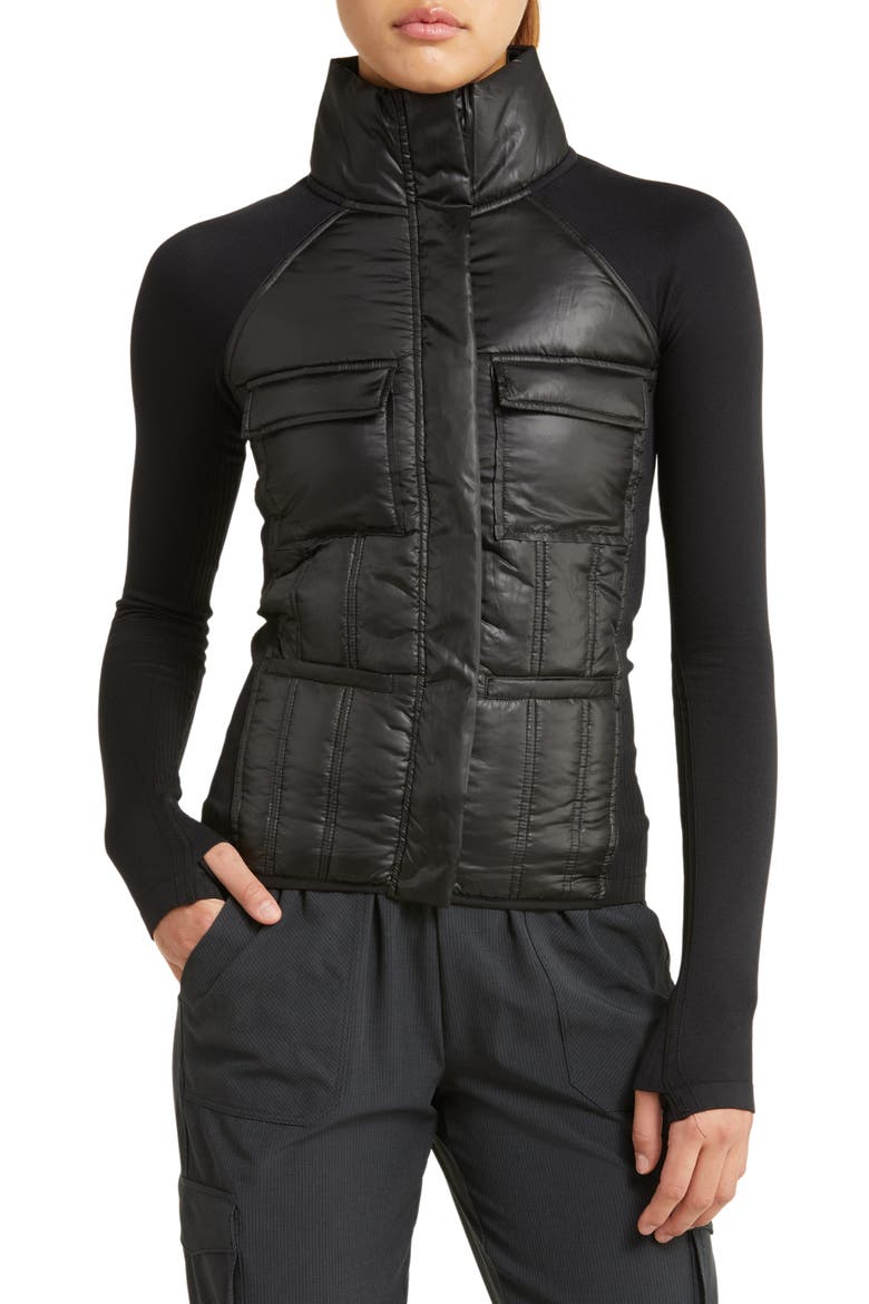Hybrid Jacket, Alternate, color, BLACK