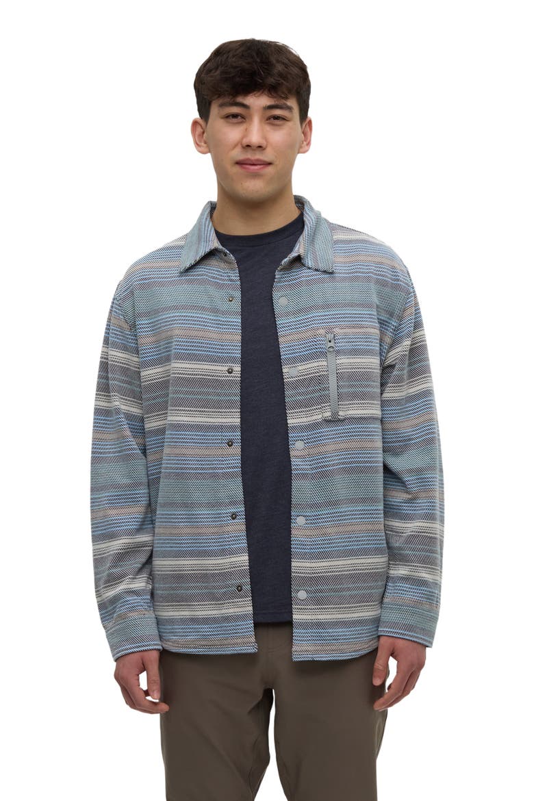 Thompson Shacket, Alternate, color, Graphite Multi Stripe