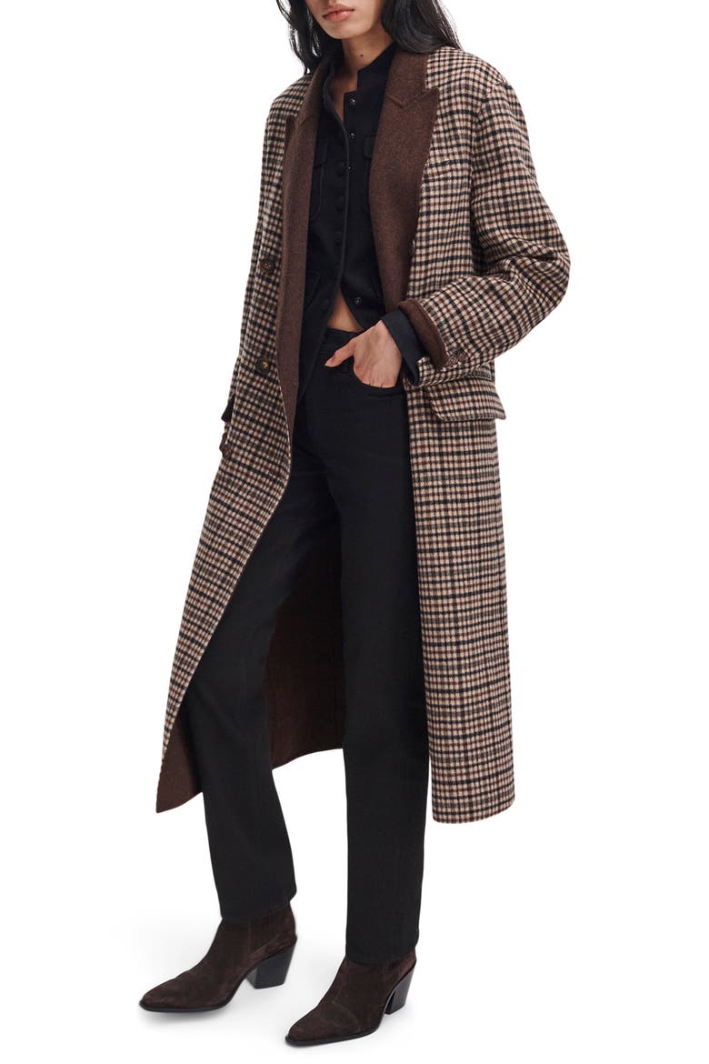Vasso Plaid Wool Coat, Main, color, MULTI PLAID