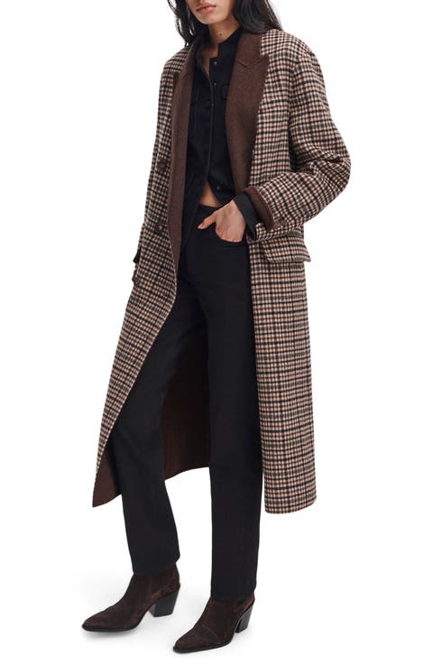 Vasso Plaid Wool Coat